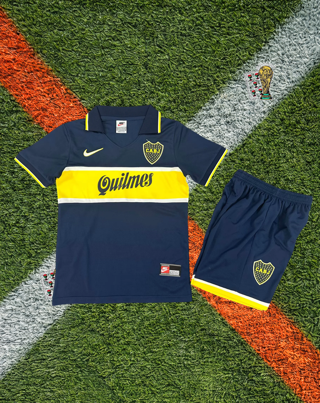 Boca Juniors 1996-97 Home Jersey – Golden Farewell Retro Edition