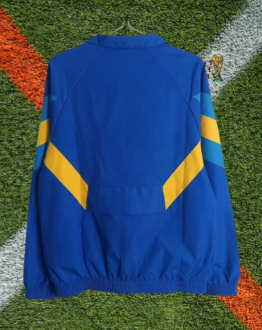 Boca Juniors 2020s Windbreaker – Xeneize Blue and Gold Classic