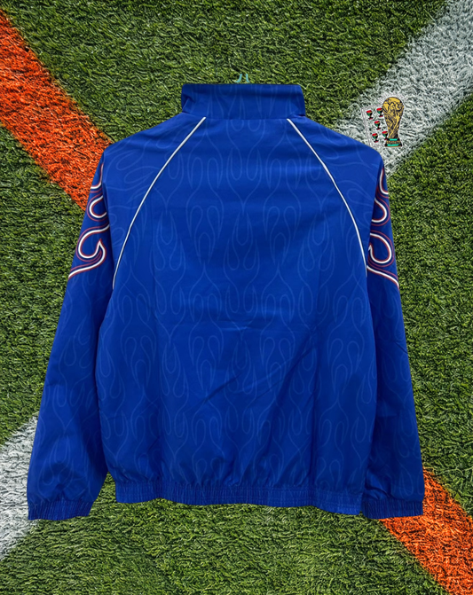 Japan 2020s Windbreaker – Samurai Blue Flame Navy Edition