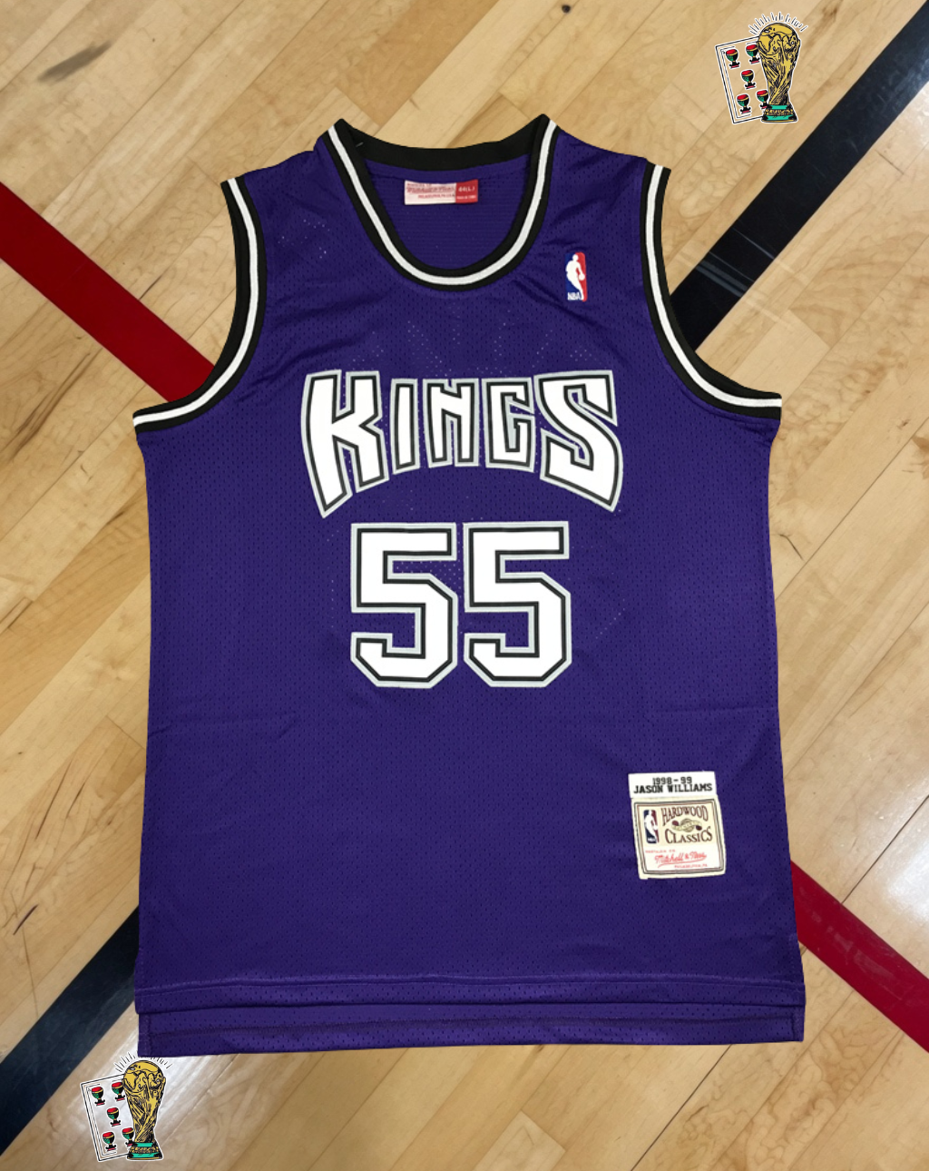 Sacramento Kings 1998-99 Away Jersey – Williams Purple Edition