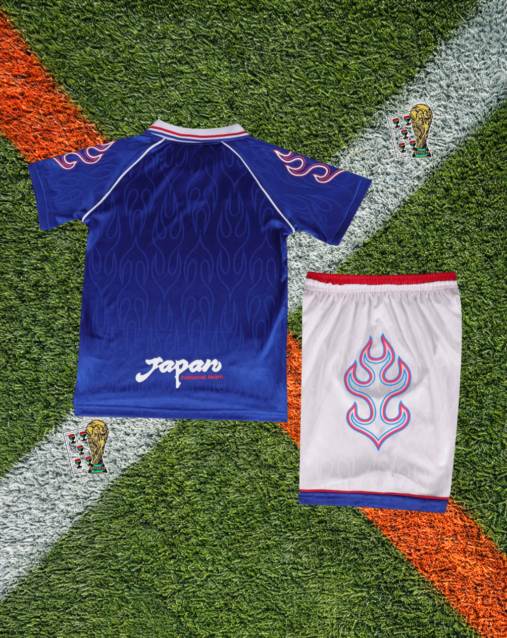 Japan 1994-96 Home Jersey – Blue Flame Edition