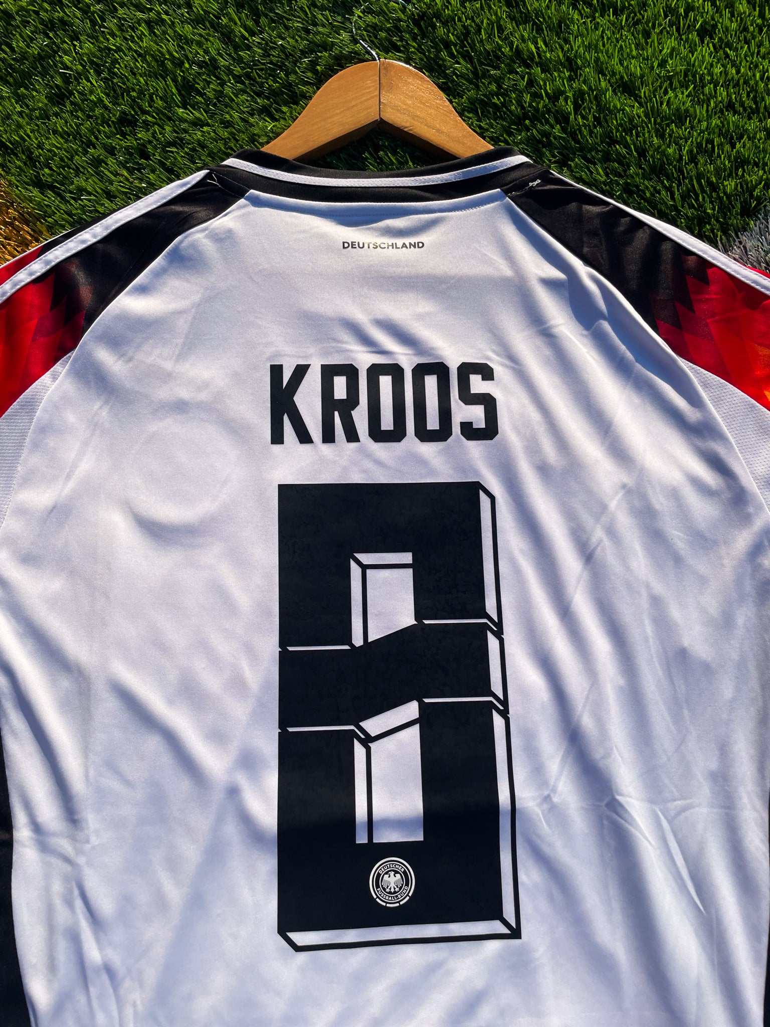 Germany 2024 Home Kroos #8 & Musiala #10 Euros Soccer Jersey – Bold Modern Adidas Kit for the New Era of Die Mannschaft - Five Of Cups Official
