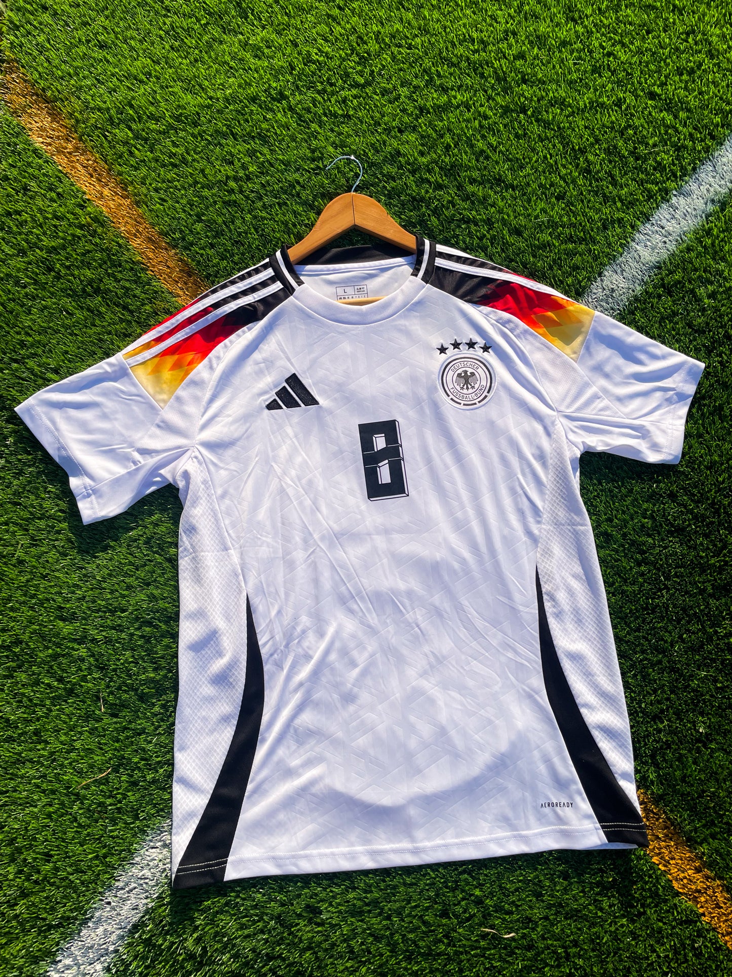 Germany 2024 Home Kroos #8 & Musiala #10 Euros Soccer Jersey – Bold Modern Adidas Kit for the New Era of Die Mannschaft - Five Of Cups Official