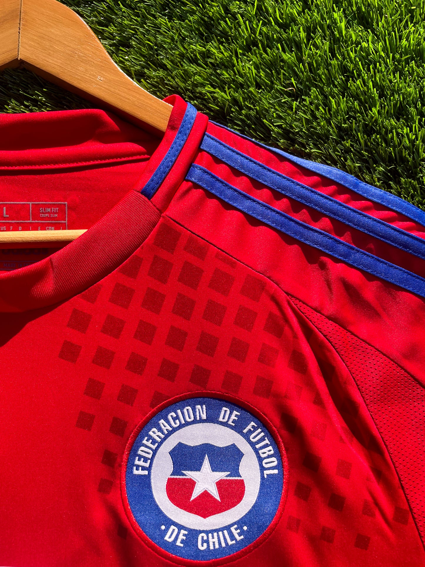 Chile 2024 Home #10 Copa América Jersey – Red Adidas Football Kit with Classic Crest and Modern Design - Five Of Cups Official