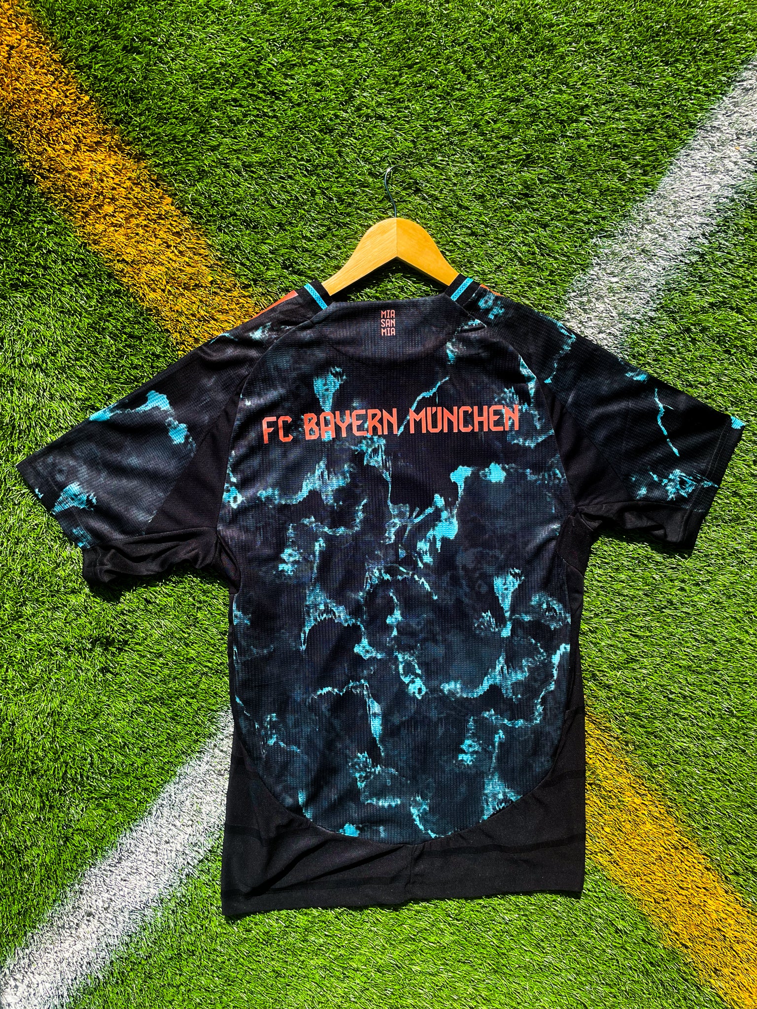 Bayern Munich 2024-2025 Away Lightning Player Version Soccer Jersey – Striking Modern Design - Five Of Cups Official