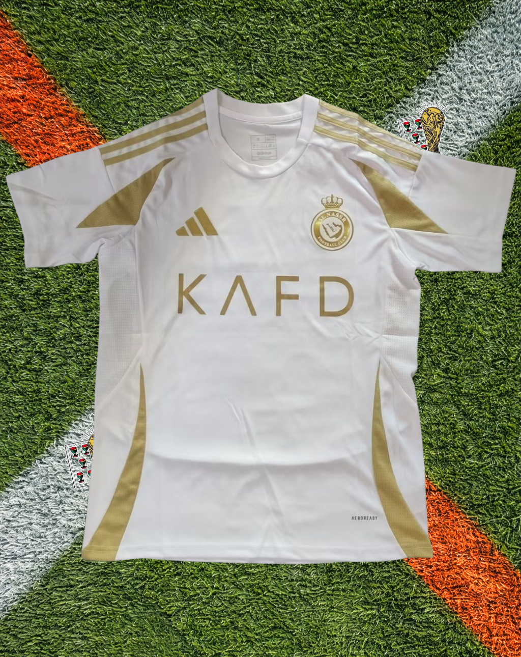 Al Nassr 2024-25 Home Jersey – White Gold Edition