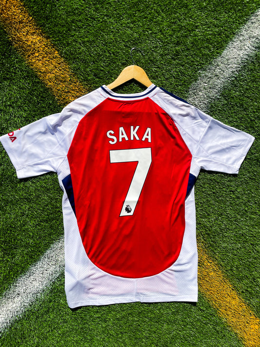 Arsenal 2024β2025 Home Jersey Saka #7 β Red Adidas Football Shirt with Classic Gunners Styling - Five Of Cups Official