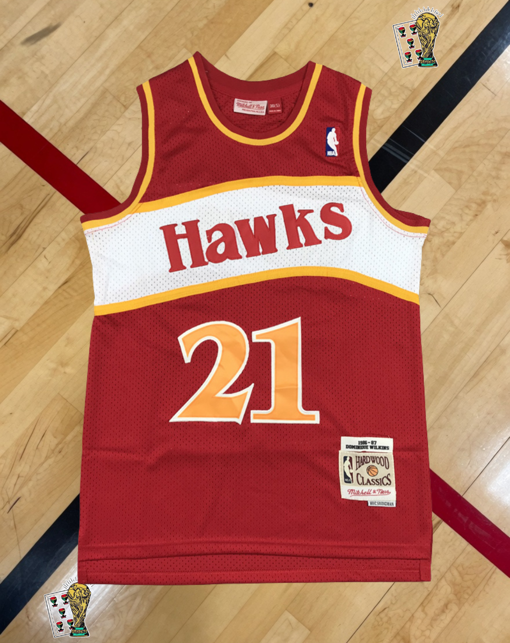 Atlanta Hawks 1986-87 Home Jersey – Dominique Wilkins Era Edition