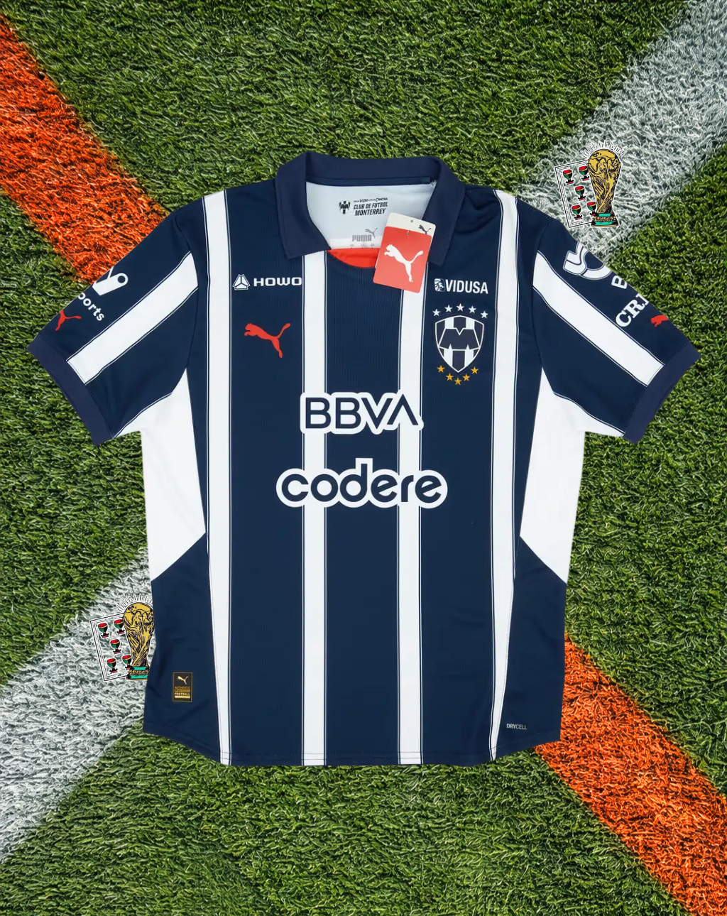 CF Monterrey Modern Home Jersey – Rayados Stripe Edition
