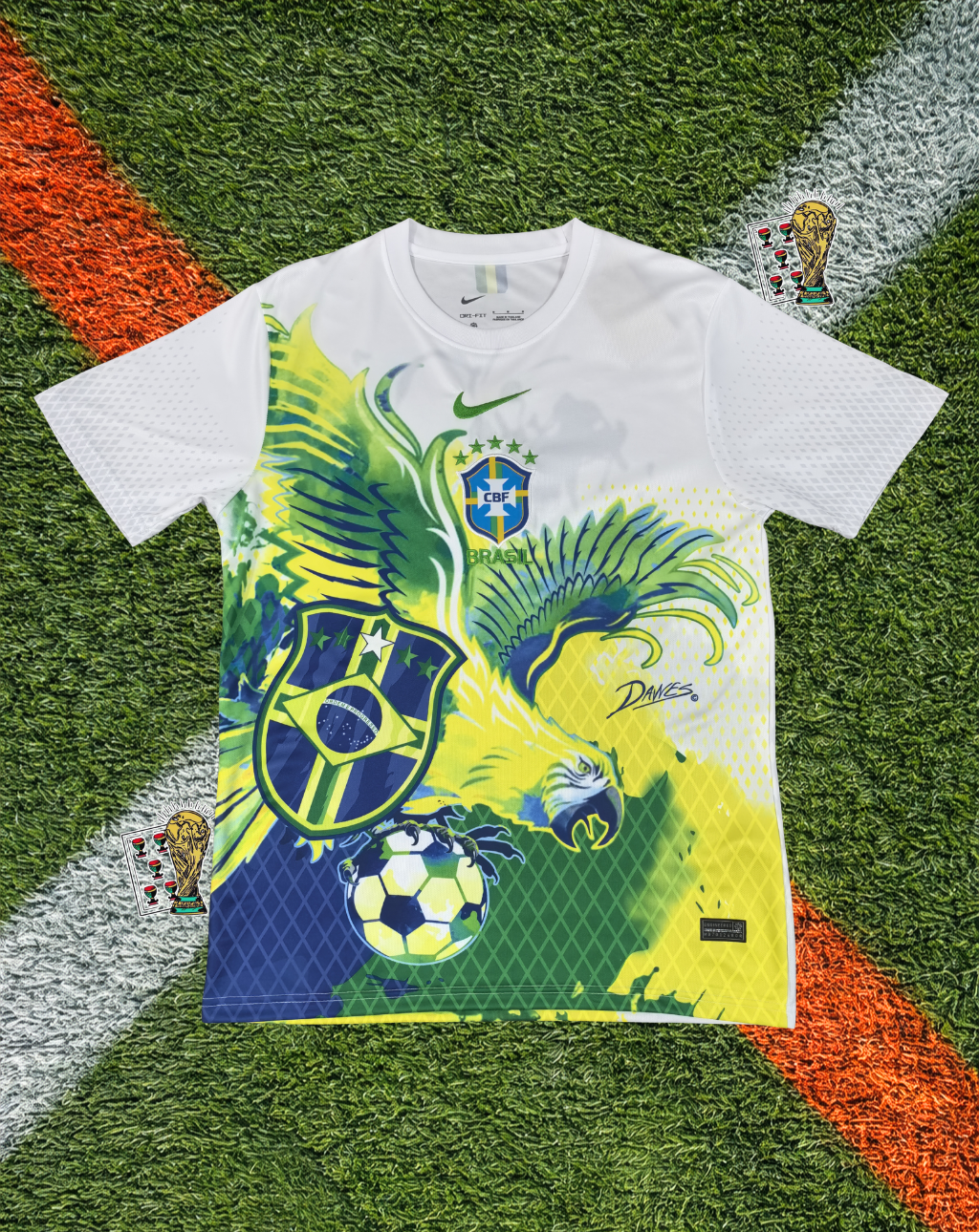 Brazil Home Jersey – Eagle Crest Edition