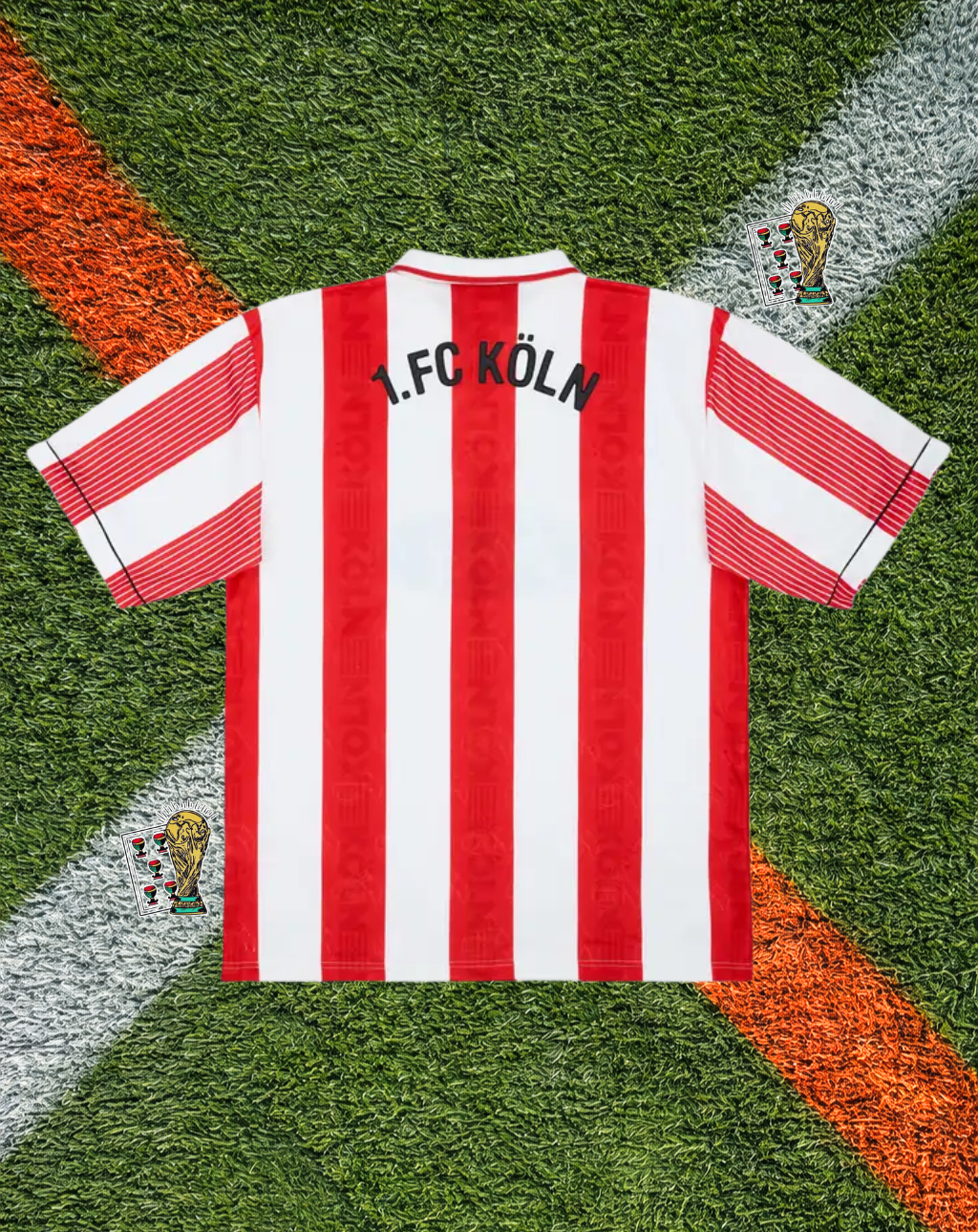 1. FC Köln 1995-96 Home Jersey – Ford Stripe Edition