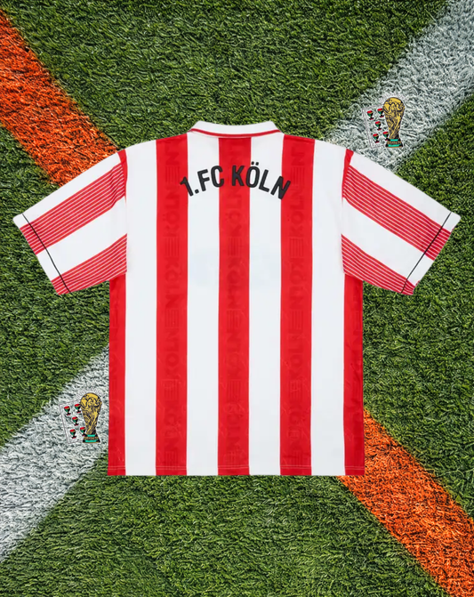 1. FC Köln 1995-96 Home Jersey – Ford Stripe Edition