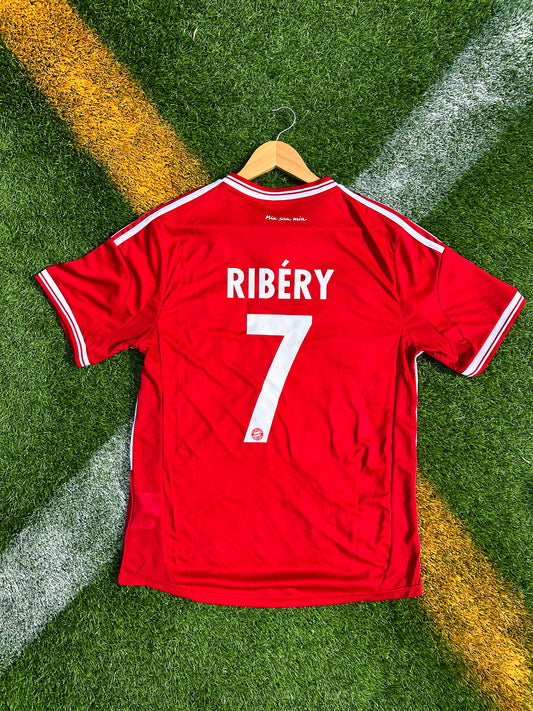 Bayern Munich 2012-2013 Home Ribéry #7 Vintage Champions League Jersey – Treble-Winning Classic - Five Of Cups Official