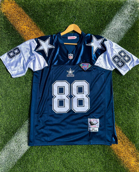 Dallas Cowboys 1996 Irvin 88- Retro Superbowl WinningNFL Jersey - Five Of Cups Official