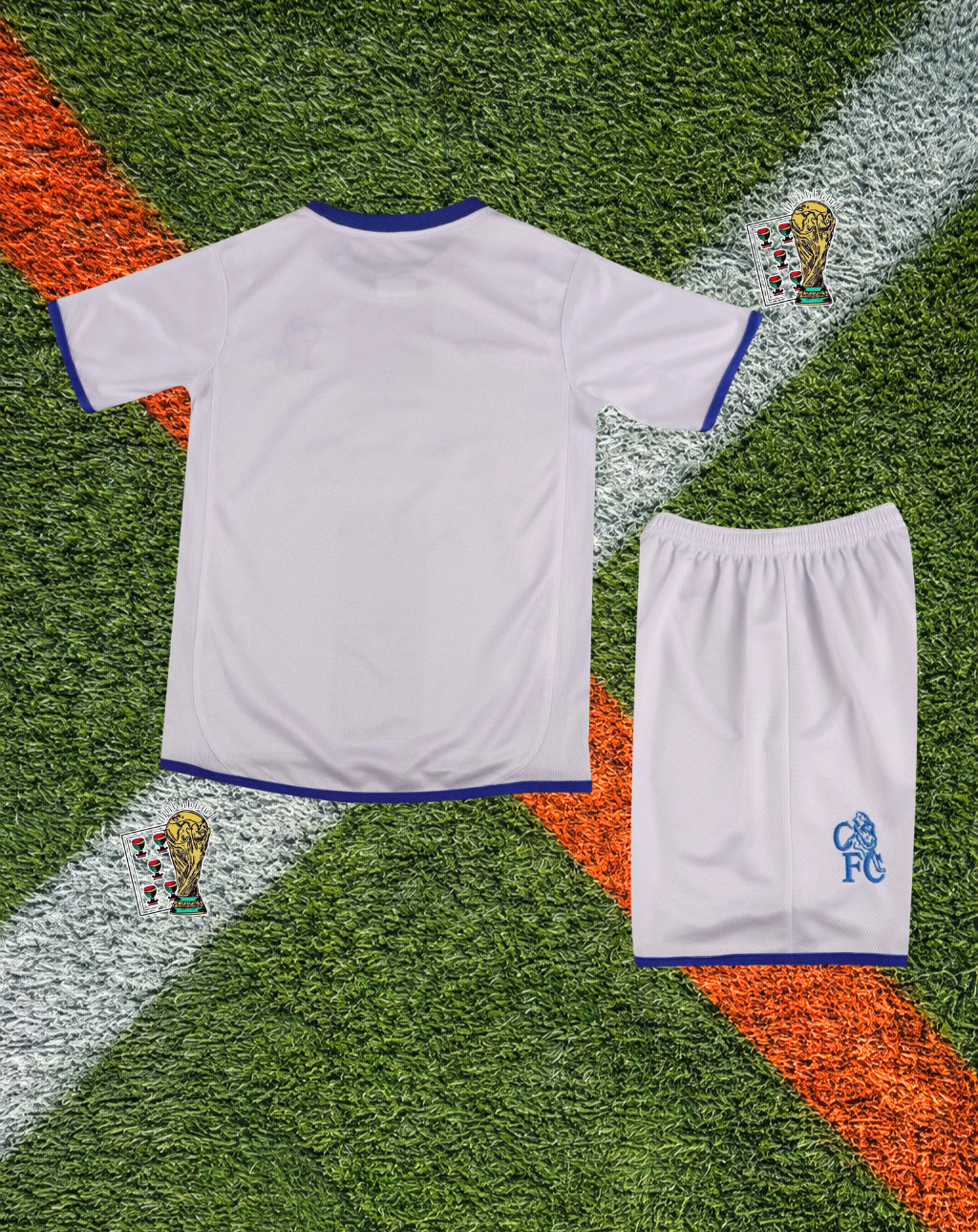 Chelsea 2003-04 Away Jersey – White Stripe Edition