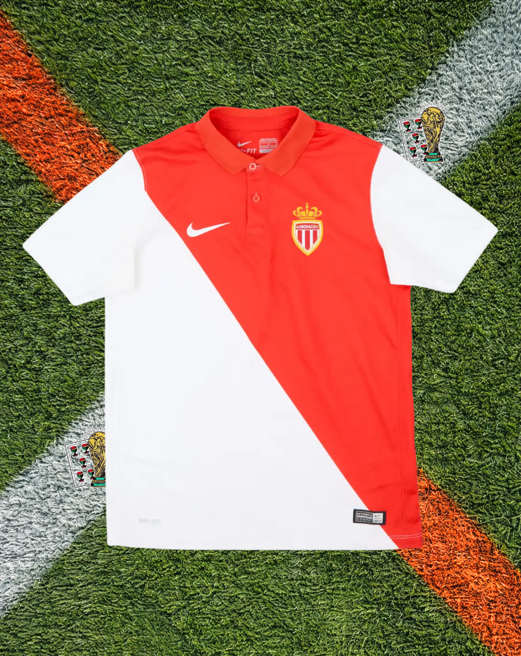 AS Monaco 2018-19 Home Jersey – Diagonal Sash Edition