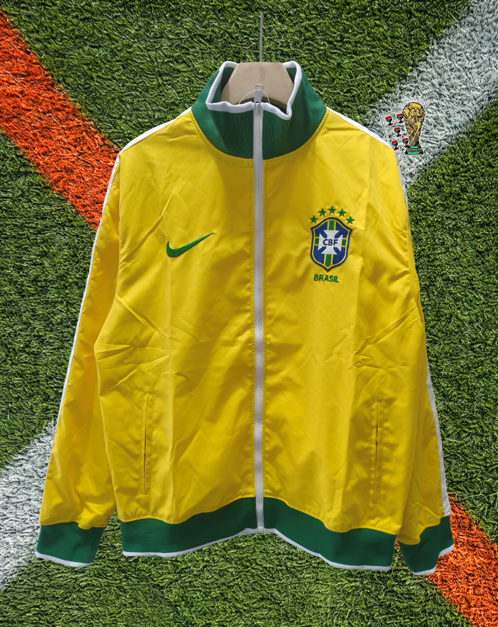 Brazil 1990s Windbreaker – Seleção Classic Yellow Edition