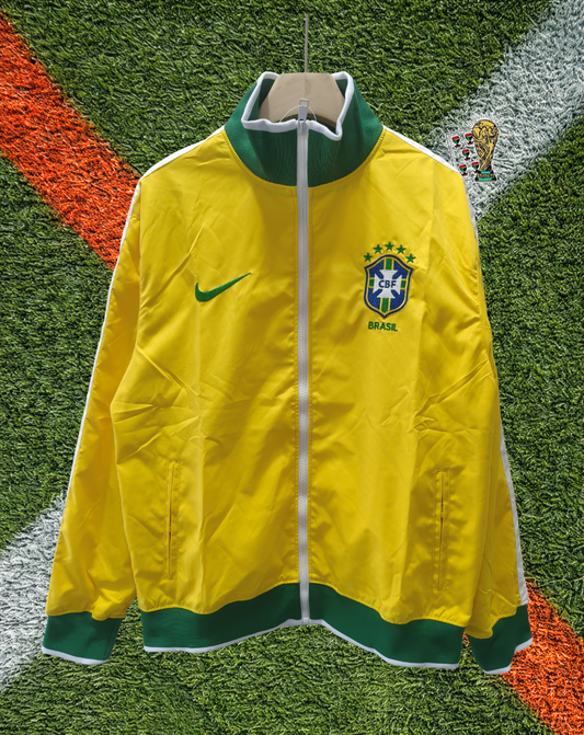 Brazil 1990s Windbreaker – Seleção Classic Yellow Edition