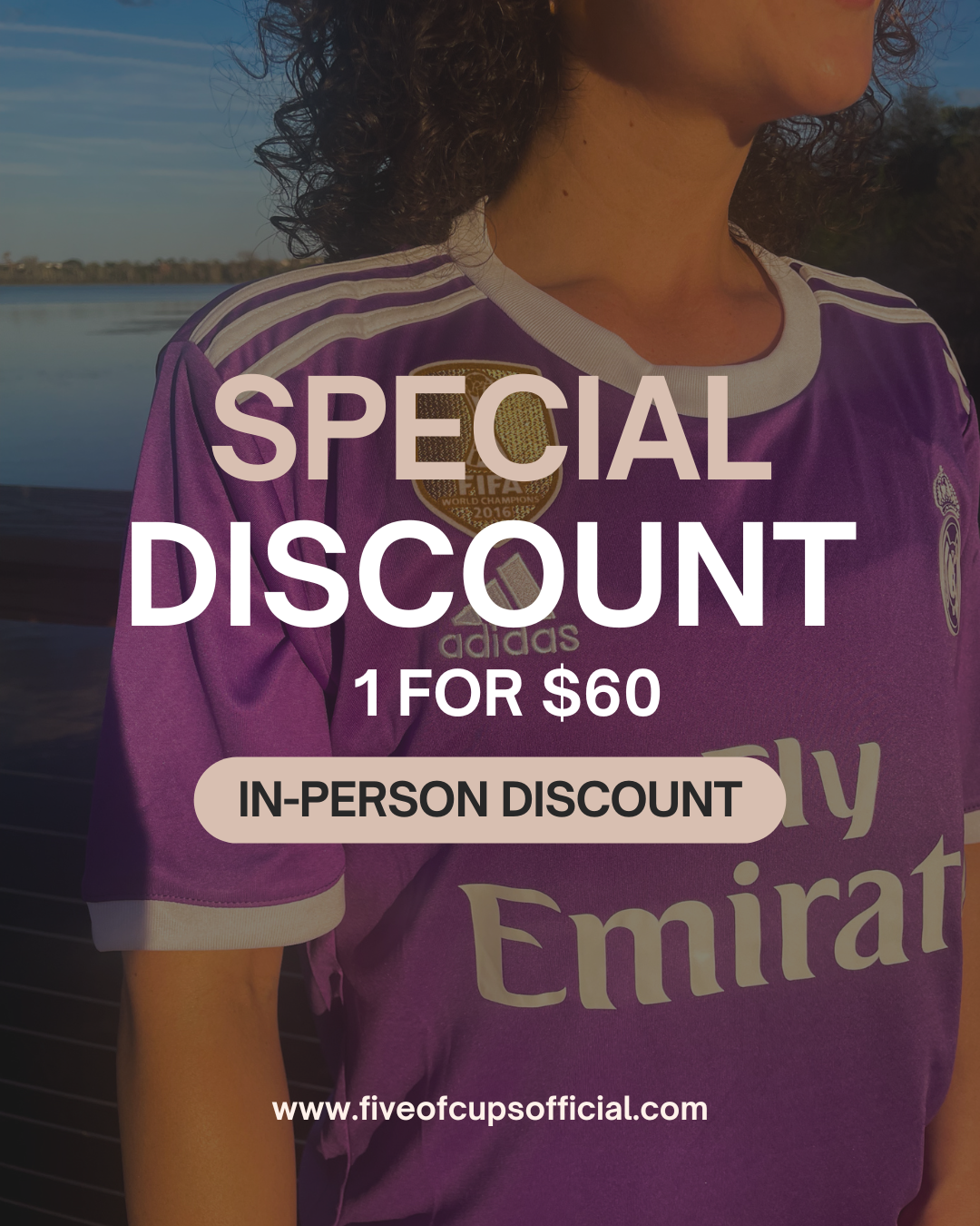 1 Jersey for $60 (In-Person Extra 10% Discount)