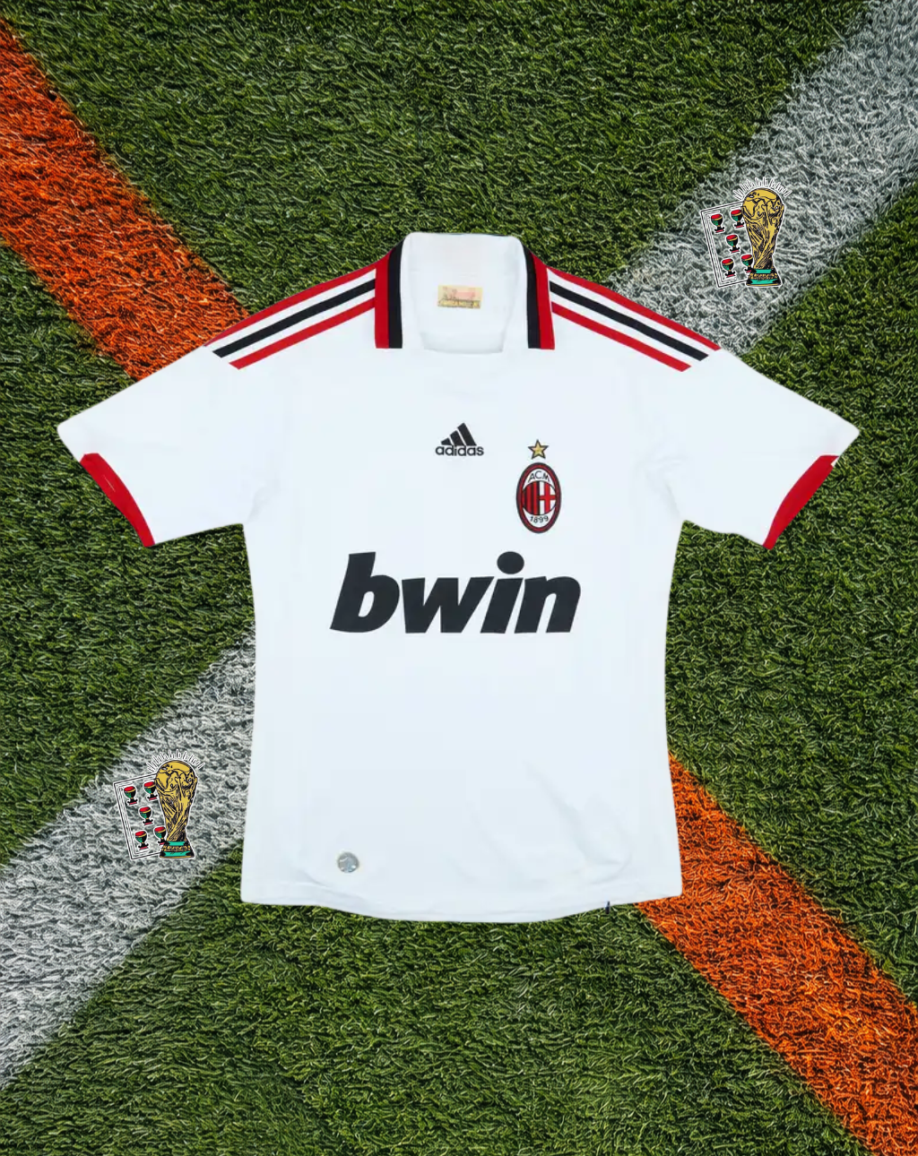 AC Milan 2009–10 Away – Ronaldinho #80 - Iconic White Strip