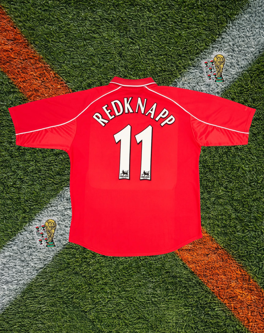 Liverpool FC 2000–02 Home Redknapp #11 – Reebok Red Classic Football Shirt Carlsberg Vintage