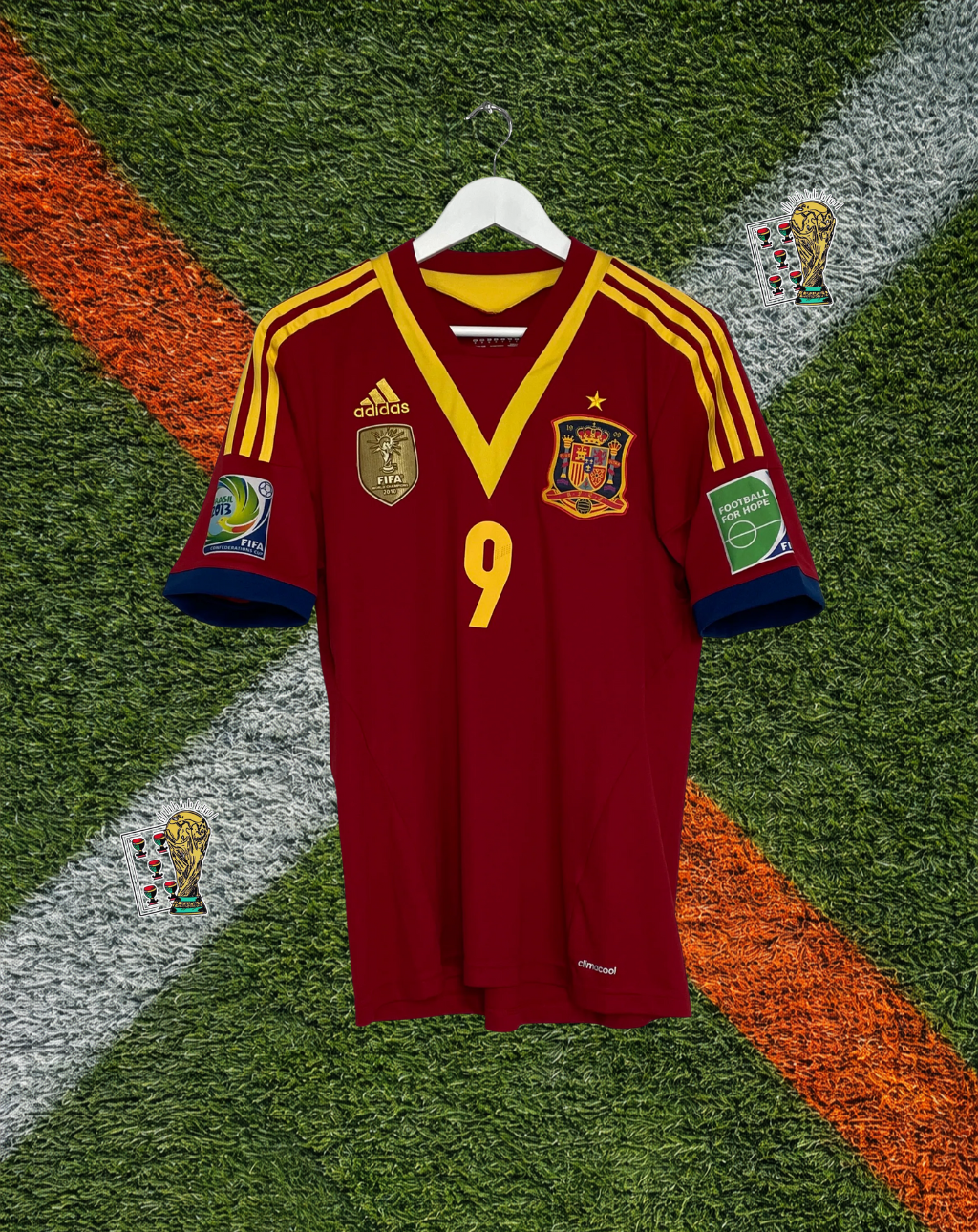 Spain 2013/14 Home Jersey – Torres #9 – FIFA Champions Edition