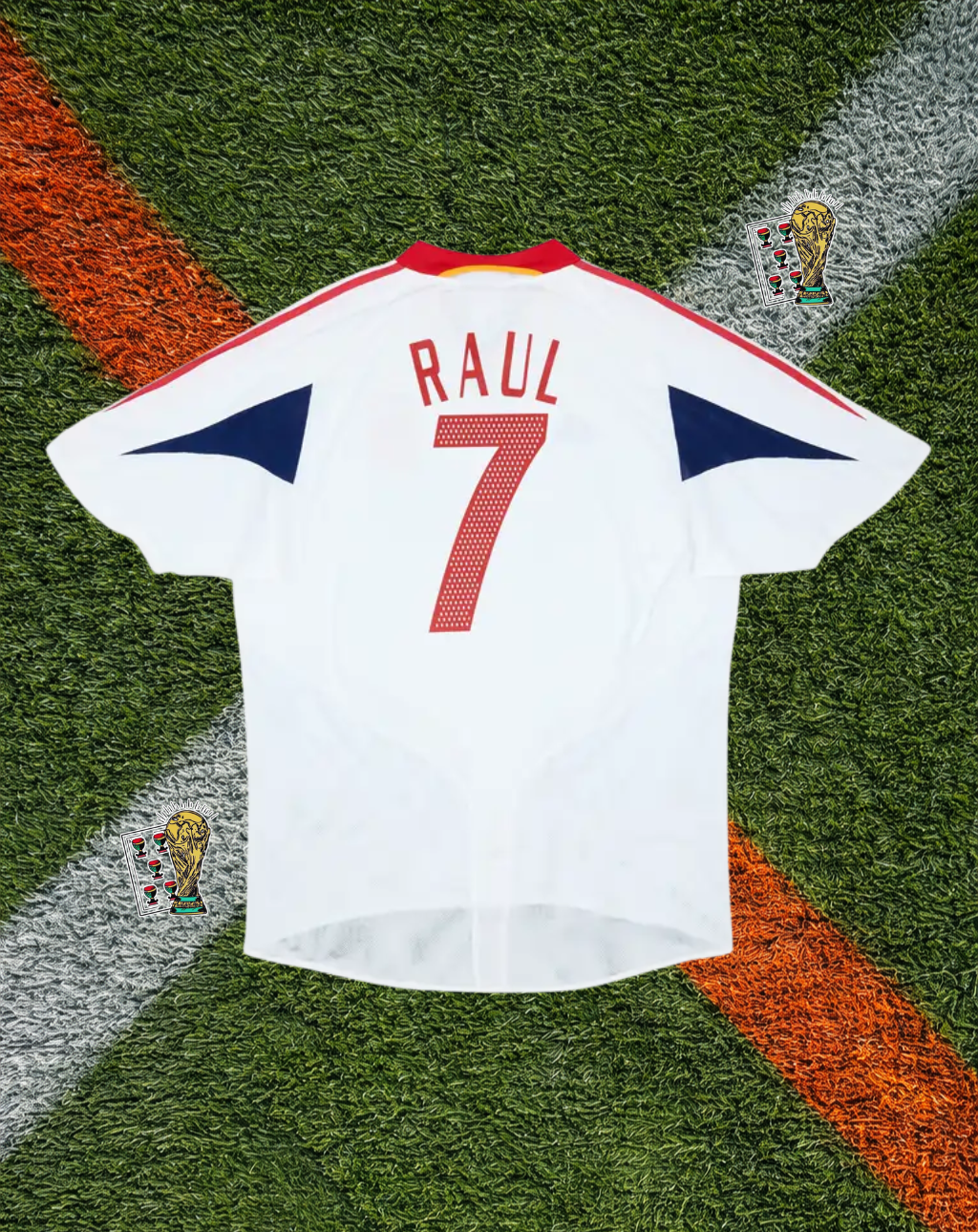 Spain 2004–2006 Away Jersey – RAUL #7 – White EURO Era Classic