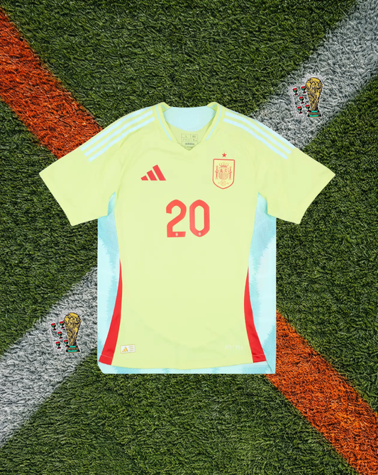 Spain 2024 Away Jersey – PEDRI #20 – UEFA Euro 2024 Edition
