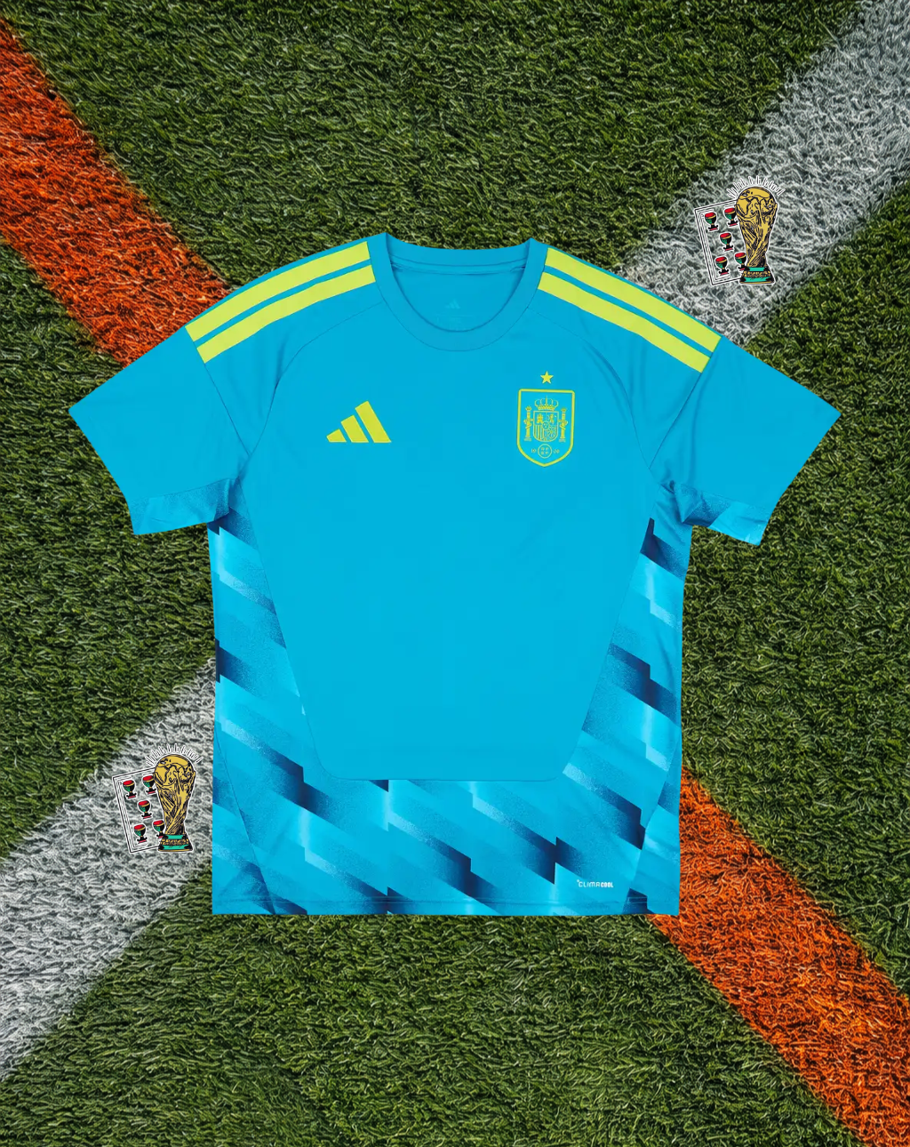Spain 2026 Home Goalkeeper Jersey – Acqua La Roja Keeper Edition