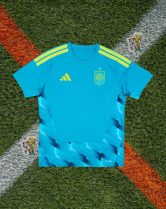 Spain 2026 Home Goalkeeper Jersey – Acqua La Roja Keeper Edition