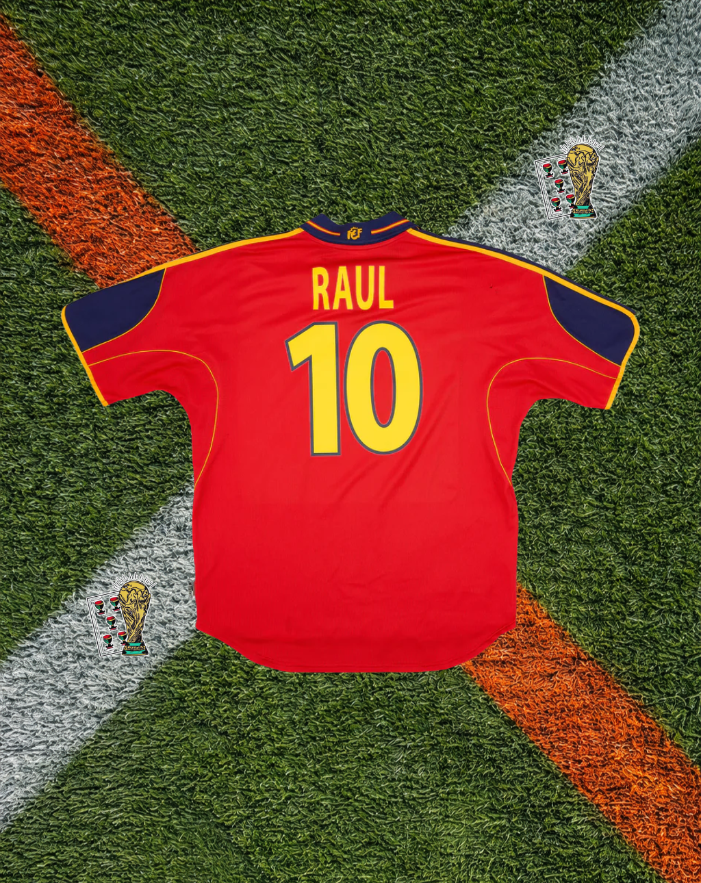 Spain 2000–2002 Home Jersey – RAUL #10 – Euro 2000 / Pre-2002 World Cup Era