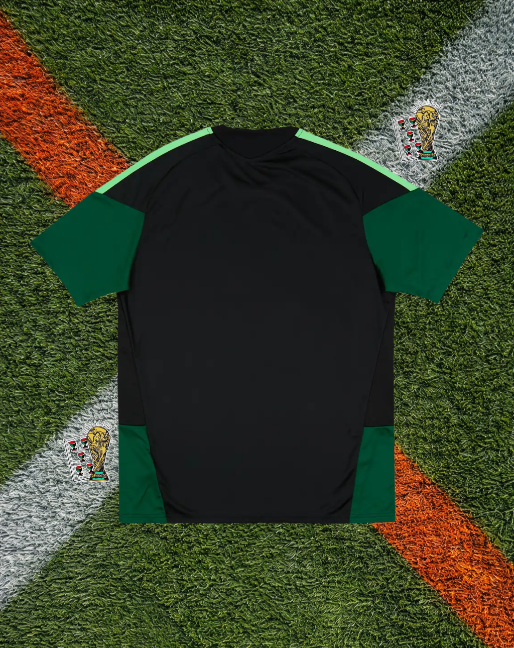 Mexico 2026 Tiro Sweat Tee – Black & Green El Tri Training Edition