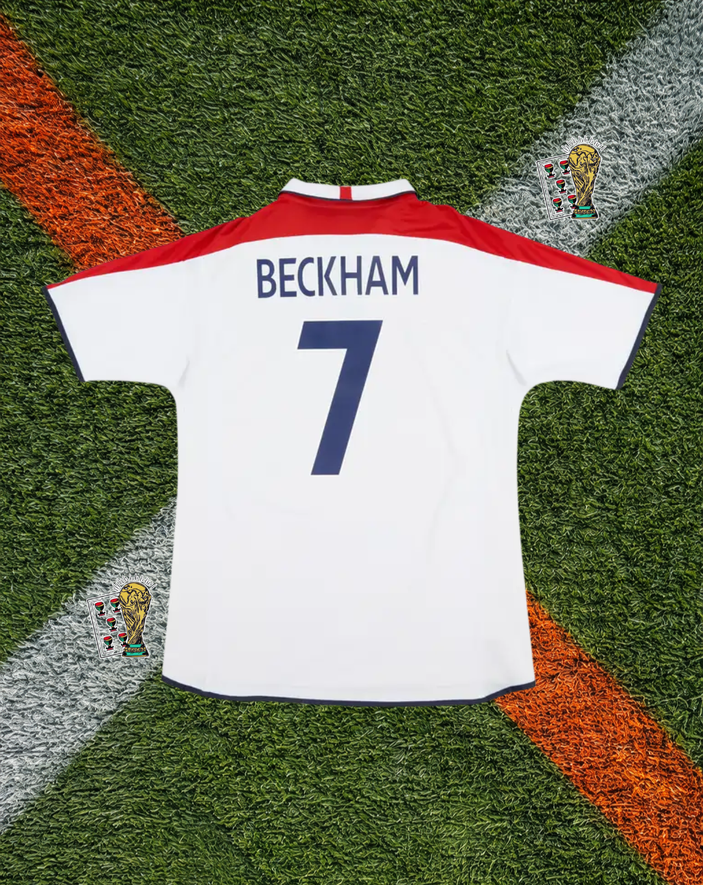 England 2003–2005 Home Jersey – Beckham #7 - Early-2000s Captain’s Edition