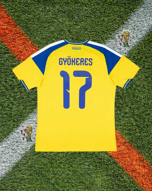 Sweden 2026 Home Jersey – "Blue & Yellow" World Cup Edition