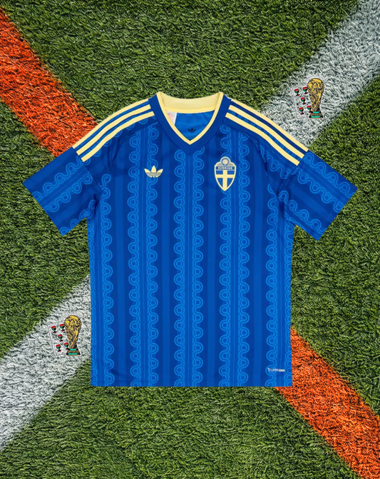 Sweden 2026 Home Jersey – "Midnight Nordic" World Cup Edition
