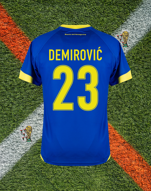 Bosnia and Herzegovina 2023/2024 - Home - #23 - Sublimated Dragon Scale Motif Yellow Accent Trim