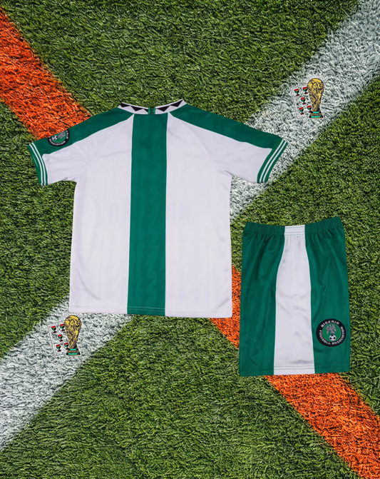 Nigeria 1996 Away Okocha #10 Unique Soccer Jersey – Rare Super Eagles Kit with Retro Nike Design- Youth Edition