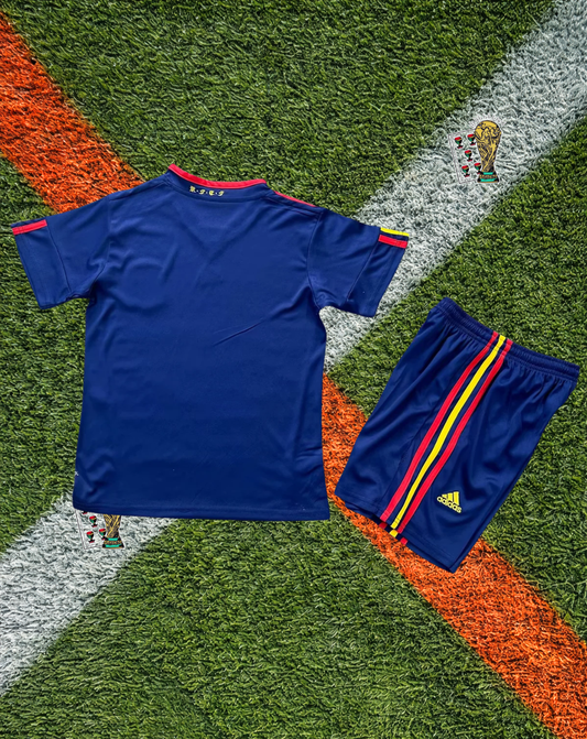 Spain 2010 Away Iconic World Cup Final Soccer Jersey – Legendary Championship Kit- Kids Edition