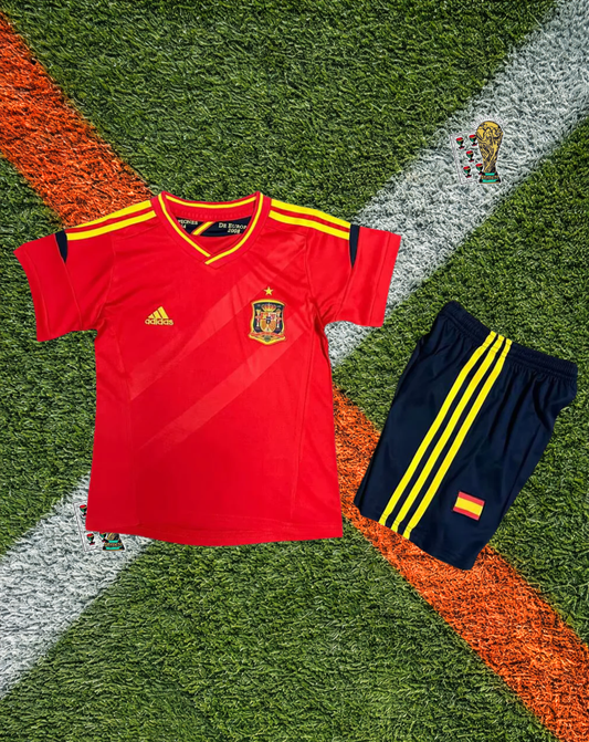 Spain 2012 Home Jersey – UEFA EURO Champions Edition- Kids Edition