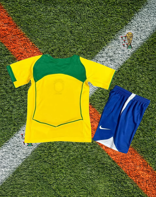 Brazil 2004 Home Copa America Iconic Nike Soccer Jersey – Vintage Classic Kids Kit