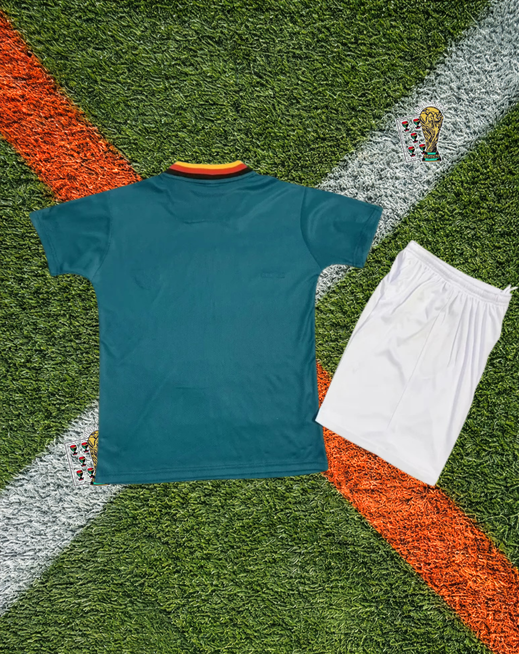 Germany 1994 Away Vintage World Cup Soccer Jersey – Rare Retro Adidas Diamond Design from USA ’94 - Youth Edition