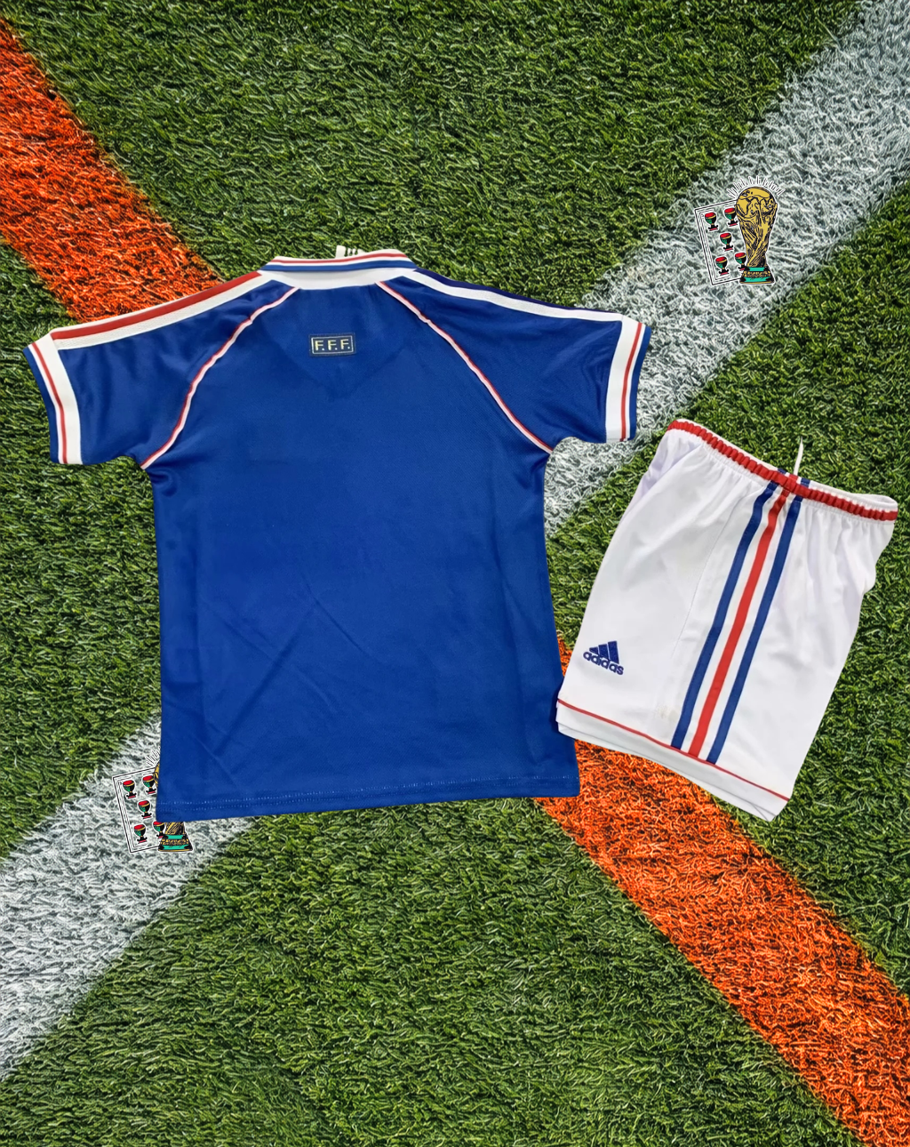 France 1998 Home Retro World Cup Champions Soccer Jersey – Vintage