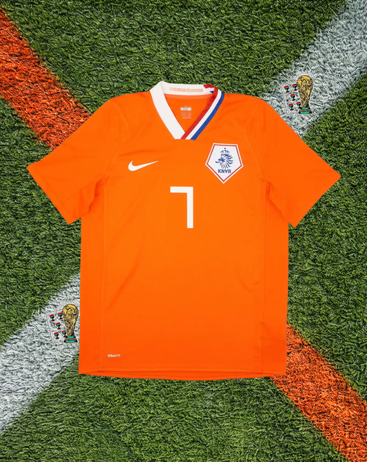 Netherlands 2008–2010 Home Jersey – V. PERSIE #7 – Oranje Tournament Edition