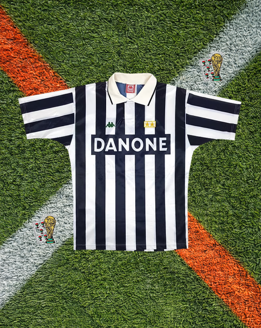 Juventus 1992–94 Home Jersey- #10— Iconic Danone Era Classic