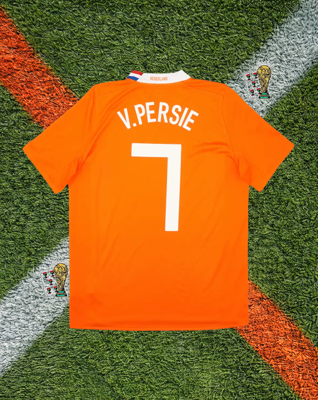 Netherlands 2008–2010 Home Jersey – V. PERSIE #7 – Oranje Tournament Edition