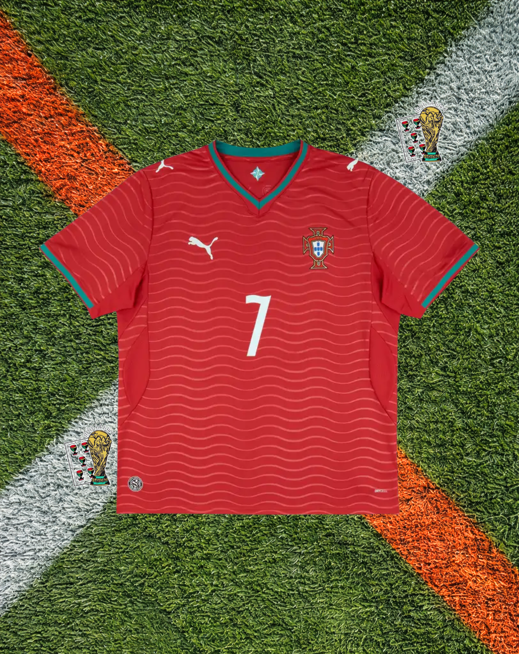 Portugal 2026 Home Jersey – Ronaldo #7 - Wave-Texture World Cup Edition