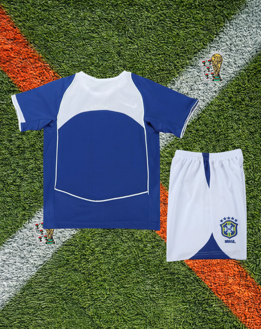 Brazil 2004 Away Copa America Iconic Nike Soccer Jersey – Vintage Classic Kids Kit