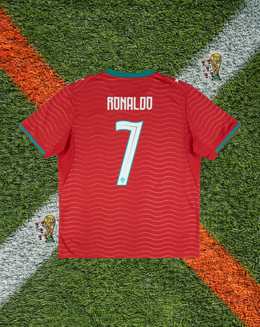 Portugal 2026 Home Jersey – Ronaldo #7 - Wave-Texture World Cup Edition