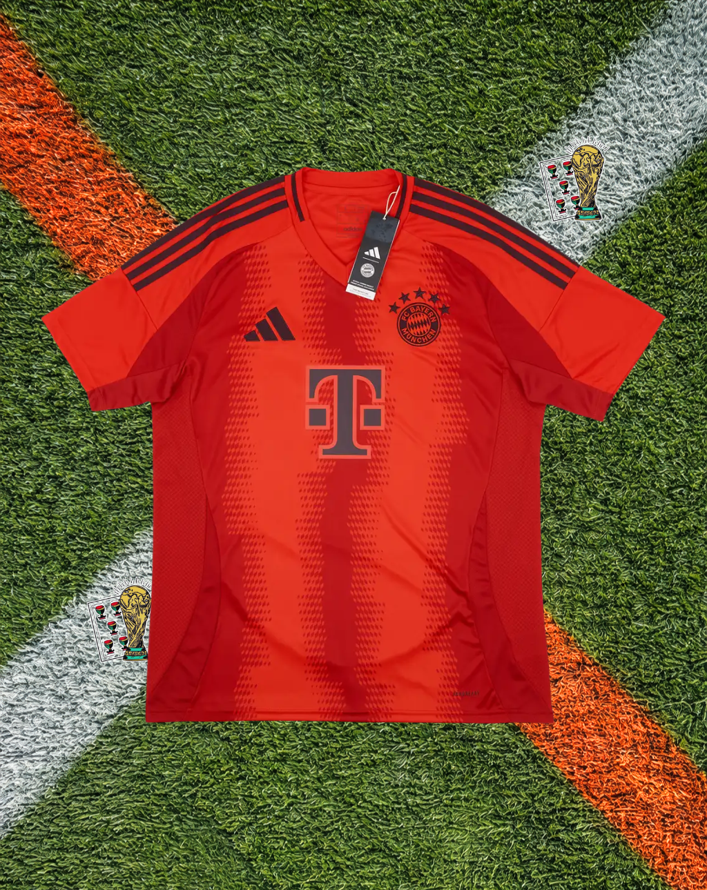 FC Bayern Munich 2024-25 Home Jersey – Müller #25 – "Triple Red" Stripes