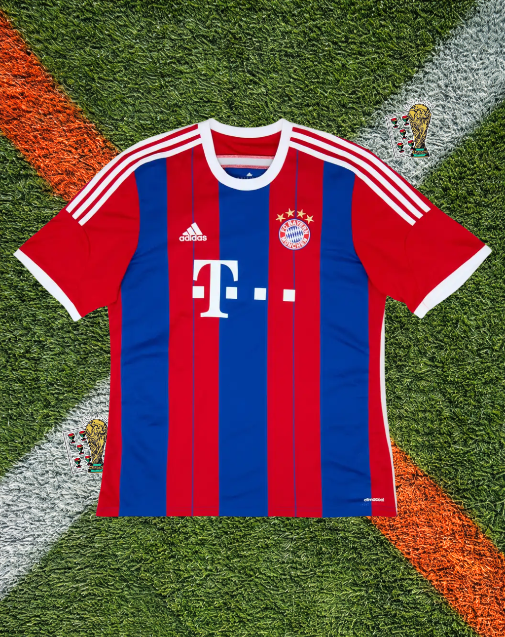 FC Bayern Munich 2014-15 Home Jersey – Robben #10 – "Blue & Red" Stripes
